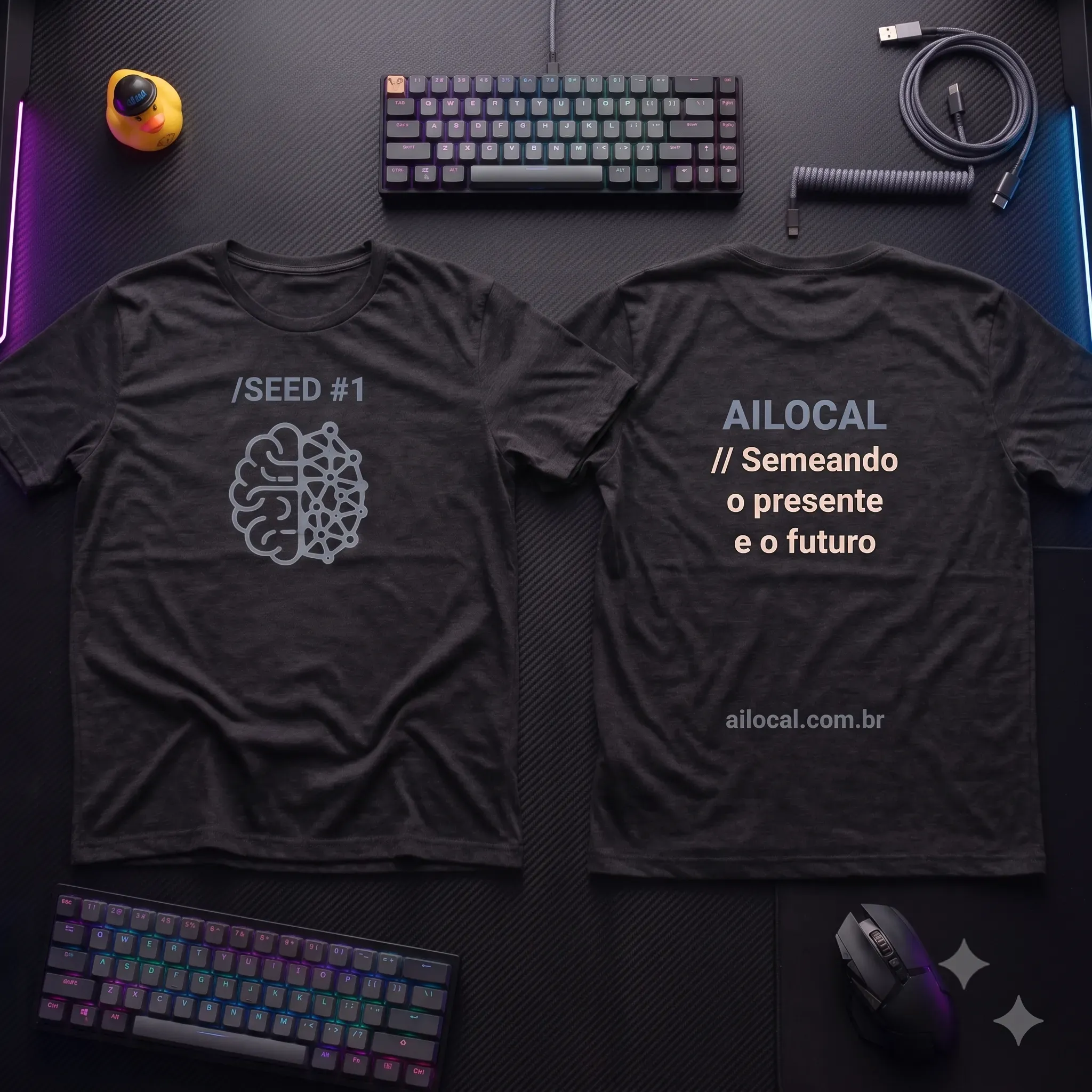 Camiseta AILOCAL // SEED: edição exclusiva da turma fundadora